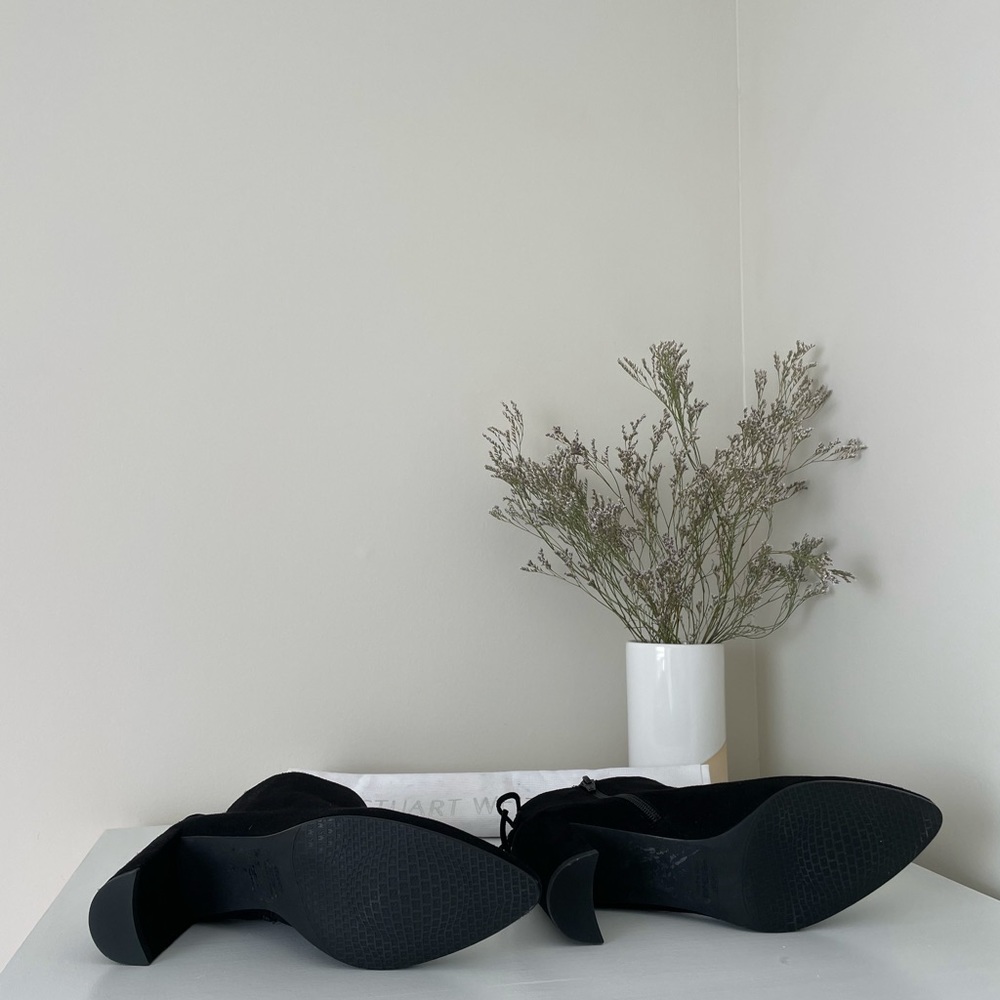 Stuart Weitzman Suede Ankle Booties - Picture 9 of 10